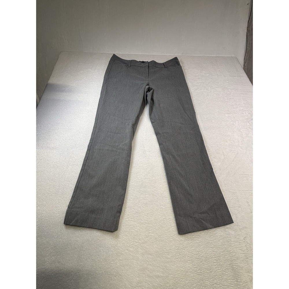 Express Columnist Womens Dress Pants Size 10S Gray Mid Rise Skinny Career Office